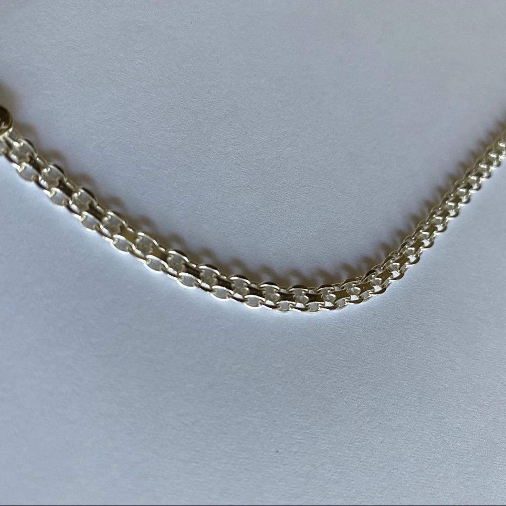 Italian Sterling Silver 925 Italy Chain Bracelet - Picture 5 of 8